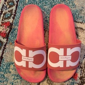 salvatore ferragamo PINK SLIDES